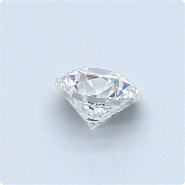 1 pcs Diamant  (Natur)  - 0.50 ct - Rund - D (farveløs) - VVS2 - Gemological Institute of America (GIA)