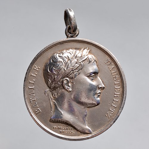 Frankrig. Napoleone I - Imperatore (1804-1814). Silver medal 1805  Bataille d’Austerlitz, refrappe.  (Ingen mindstepris)