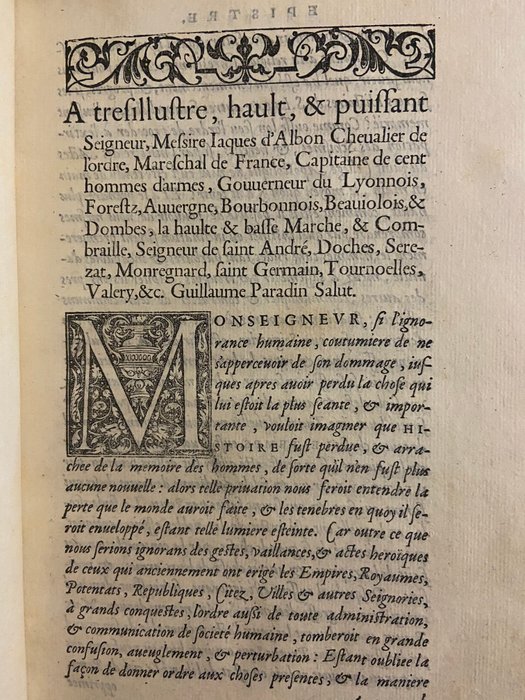 Paradin, Guillaume - Cronique de Savoye - 1552