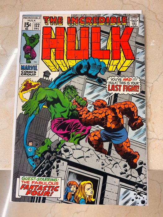 The Incredible Hulk 122 - 1 Comic - Første udgave - 1969