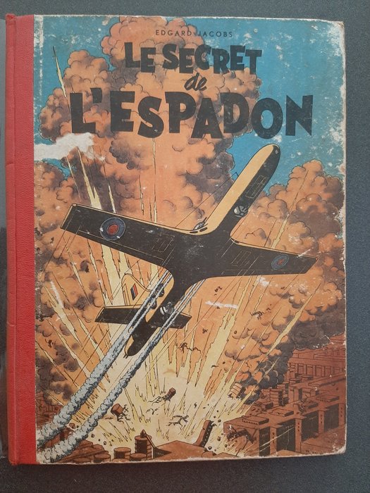 Blake  Mortimer T1 - Le Secret de l'Espadon 1 - C - 1 Album - Første udgave - 1950