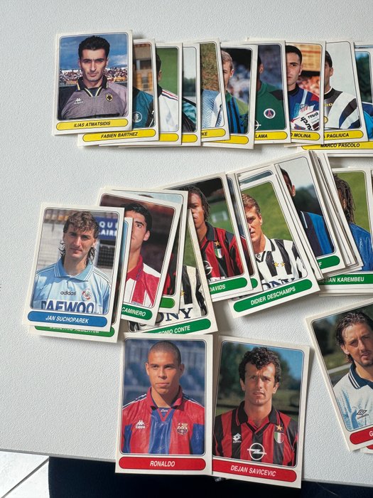 Panini - European Football Stars 1997/98 - Including Ronaldo - Complete Set