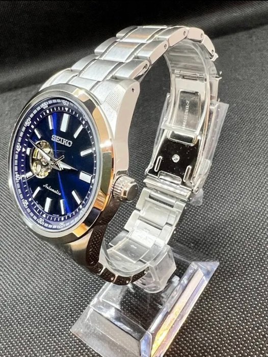 Seiko - Automatic Open Heart Blue Dial - New - Ingen mindstepris - Mænd - 2011-nu