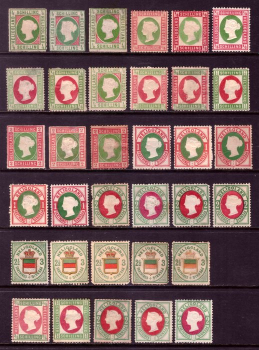 Helgoland 1867/1890 - Lagerside - Stanley Gibbons