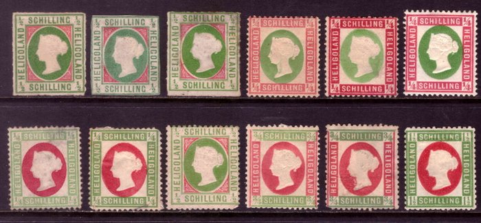 Helgoland 1867/1890 - Lagerside - Stanley Gibbons