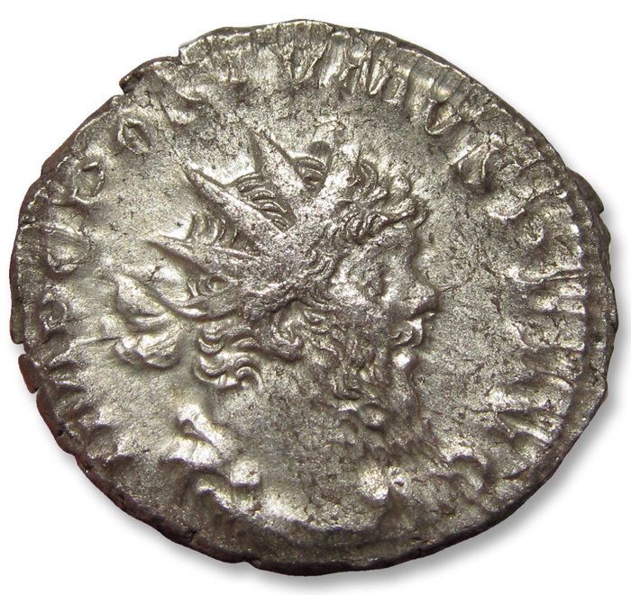 Romarriket. Postumus (AD 260-269). Antoninianus Treveri or Cologne mint circa 266-267 A.D. - SAECVLI FELICITAS -