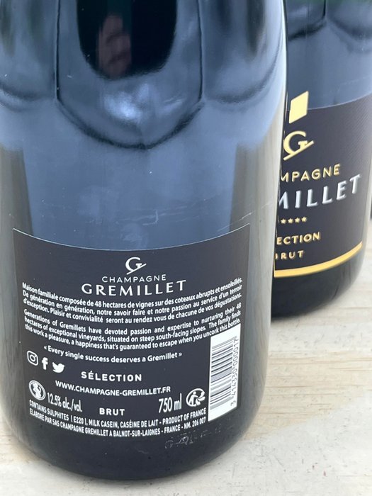 Gremillet Ambassadeur - Champagne Brut - 6 Flasker (075 L)