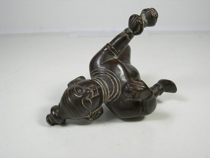 Bala Krishna - Bronze - Indien - 1800-tallet