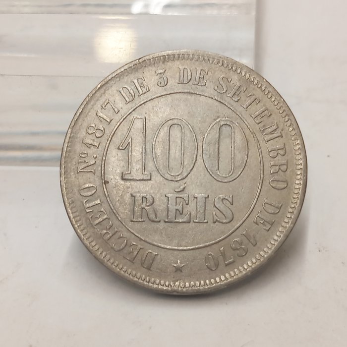 Brasilien 100 Reis 1885 Erhaltung  (Ingen mindstepris)