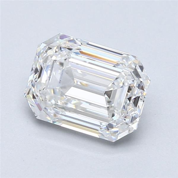 1 pcs Diamant  (Natur)  - 2.05 ct - Smaragd - D (farveløs) - IF - International Gemological Institute (IGI)