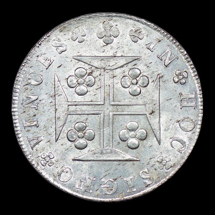 Portugal. Maria II. Cruzado Novo (480 Reis) 1834  (Ingen mindstepris)