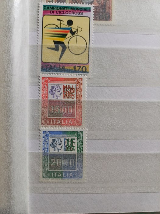 Italien 1979/1999 - Kollektion med høj ansigtsværdi. 62 billeder!