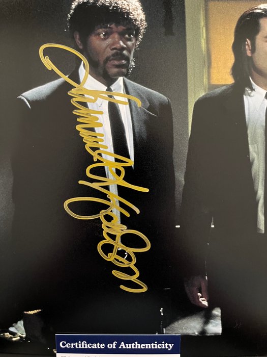 Pulp Fiction Samuel L Jackson (Julius) - Signed in Person - with PSA/DNA Certificate - Autograph photo - No Reserve!