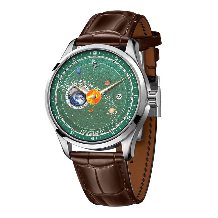 Tecnotempo - "Dynamic Solar System" - Designed by Tecnotempo - TT.50.SPLGR (Green dial) - Mænd - 2011-nu