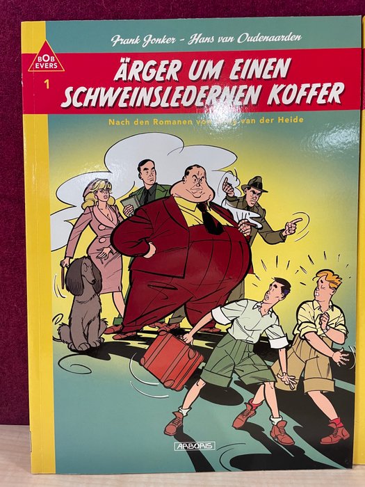 Ärger um einen Schweinsledernen Koffer - Signed  Sketched by Hans von Oudennarden - 2 Comic