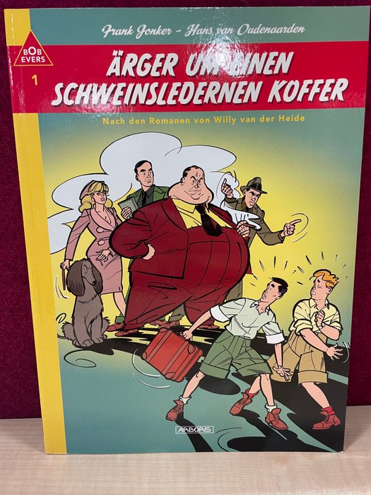 Ärger um einen Schweinsledernen Koffer - Signed  Sketched by Hans von Oudennarden - 2 Comic