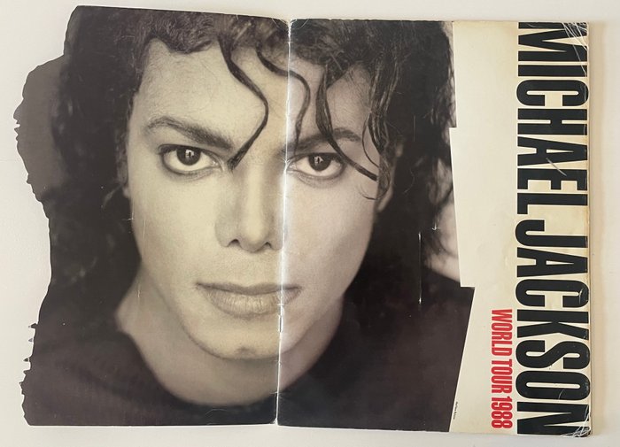 Michael Jackson - Programme - 1988 - Håndunderskrevet