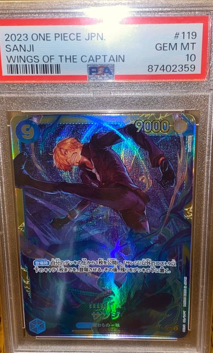 Bandai - 1 Graded card - Carte 2023 One Piece - Sanji - Wings of the Captain - PSA 10