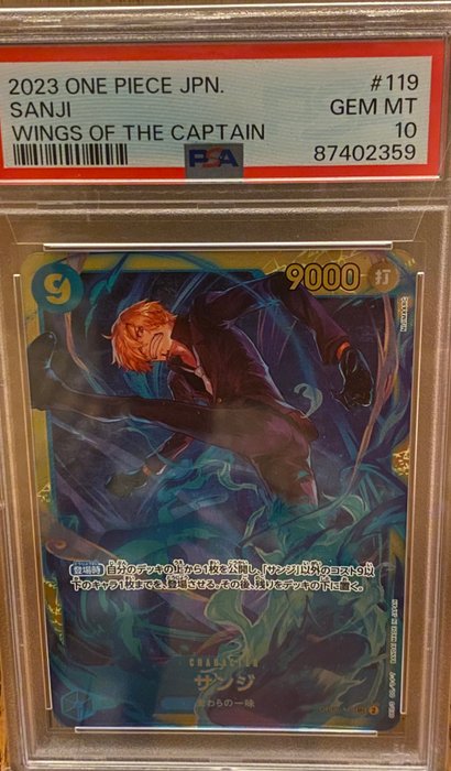 Bandai - 1 Graded card - Carte 2023 One Piece - Sanji - Wings of the Captain - PSA 10