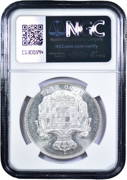 Portugal. D. Carlos I (1889-1908). 1000 Reis 1899 - NGC - MS 62