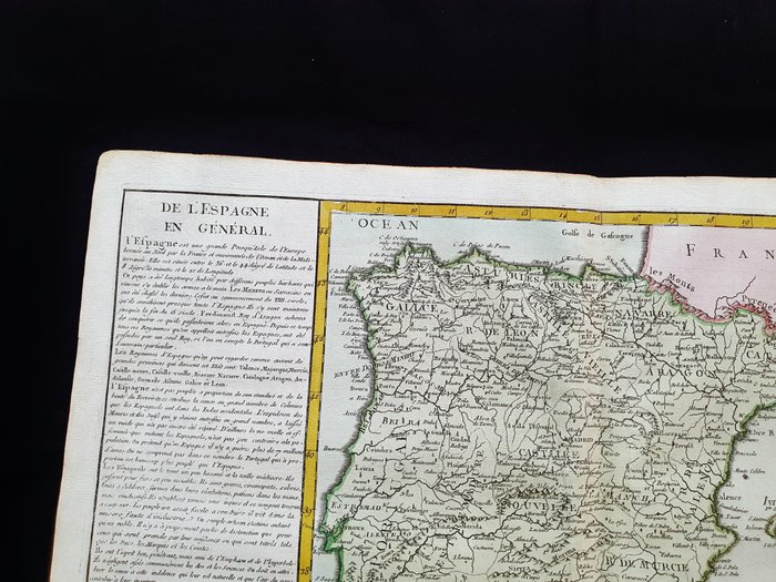 Europa - (Lot af 2) - Spanien / Portugal / De Baleariske Øer; Clouet / Mentelle Chanlaire  Belleyme - [LOT of 2] - Espagne Carte Comparative / De l'Espagne en General - 1761-1780