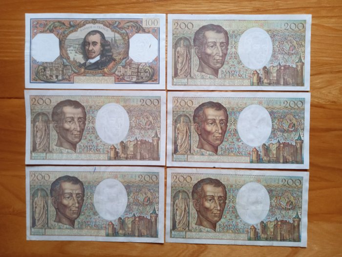 Frankrig - 18 billets Francs  (Ingen mindstepris)