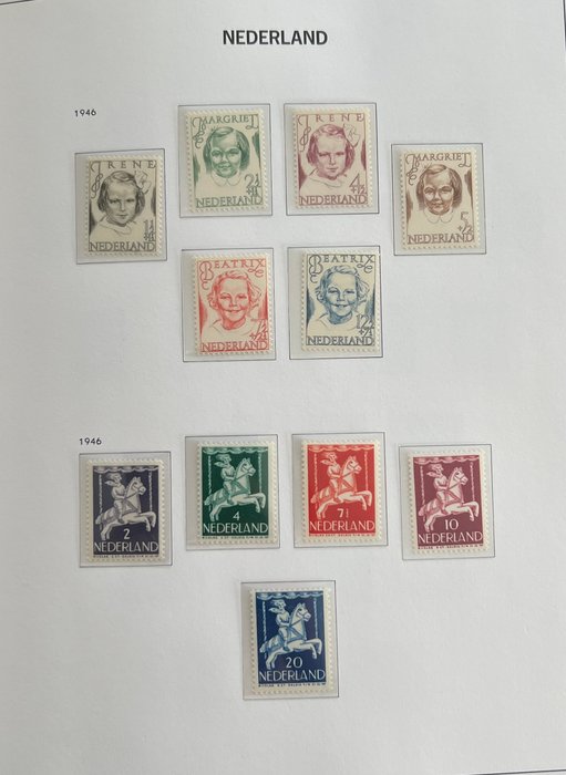 Holland 1945/2001 - Samling i 3 DAVO albums - NVPH   443 /1950