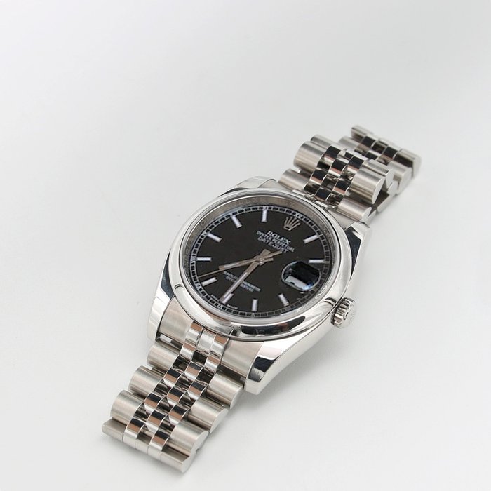 Rolex - Datejust - Black Dial - 116200 - Unisex - 2000-2010