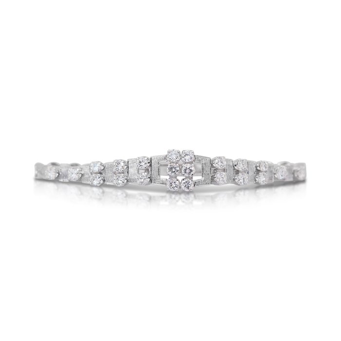 Armbånd Platin -  2.56ct. tw. Diamant (Natur)