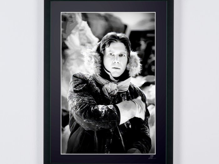 Star Wars Episode V: The Empire Strikes Back, Harrison Ford as "Han Solo" - Fine Art Photography - Luxury Wooden Framed 70X50 cm - Limited Edition Nr 01 of 30 - Serial ID 60012 - Original Certificate (COA), Hologram Logo Editor and QR Code - 100% New items.