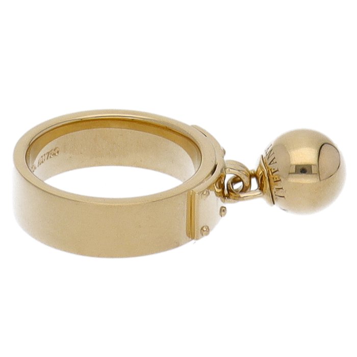 Tiffany  Co. - Ring - Hardware Ball Dangling - 18 kraat Gulguld