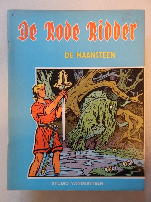 De Rode Ridder 28 - De Maansteen - 1 x antikvarisk album - Første udgave - 1966