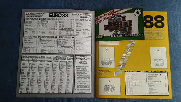 Panini - Euro 88 - 1 Empty Album