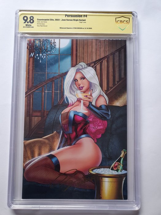 Persuasion #4 - Jose Varese Virgin Variant - Signed by Ryan Kincaid - 1 Signed graded comic - 2022 - CBCS 9.8