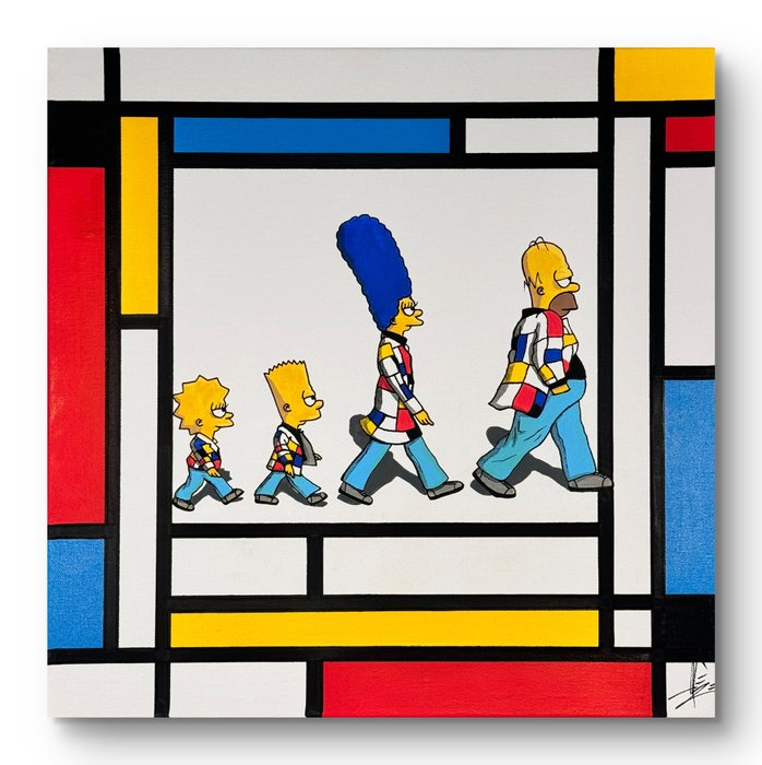 Alèze (1974) - « Mondrian family » Mondrian  friends