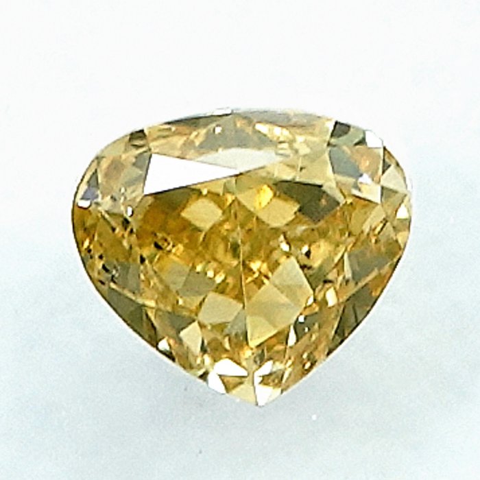 1 pcs Diamant  (Naturfarvet)  - 0.27 ct - Fancy Gul - SI1 - International Gemological Institute (IGI)