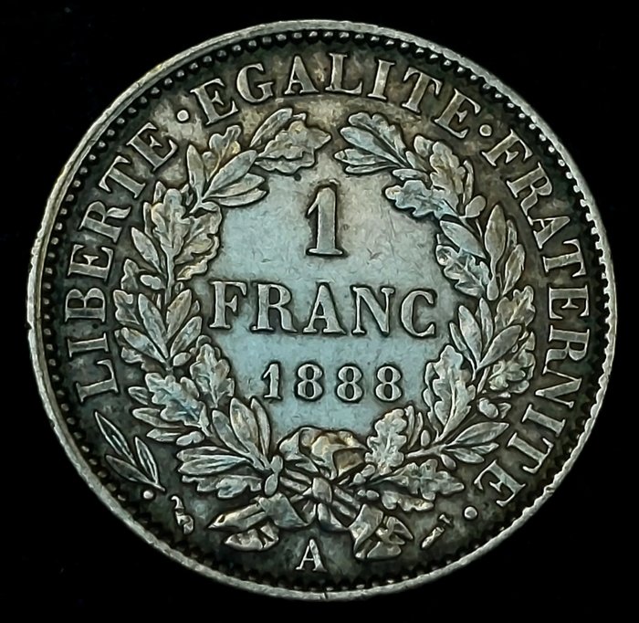 Frankrig 1 Franc 1888 A-Paris  (Ingen mindstepris)