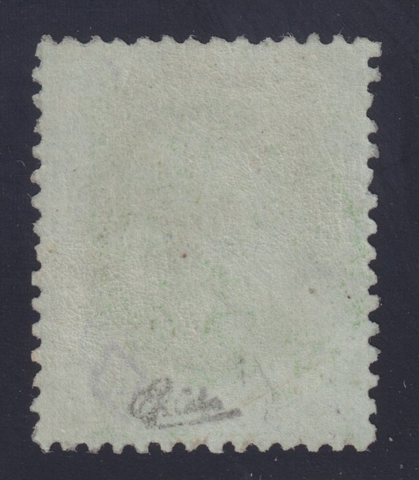 Frankrig 1872 - Ceres 3. rep. nr. 53, 5c grøn, Mint* TBC, signeret kalve. Lille spor af hængsel. - Yvert