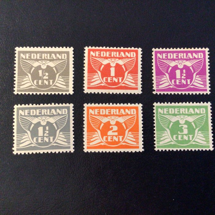 Holland 1925/1931 - Udvalg af frimærker 5 serier Børnefrimærker, Gouda Briller, Veth mm. - NVPH 208-239