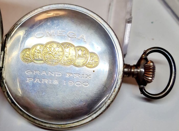 Omega - XL Grand prix Paris 1900 red12 - 4520988 pocket watch No Reserve Price - 1901-1949