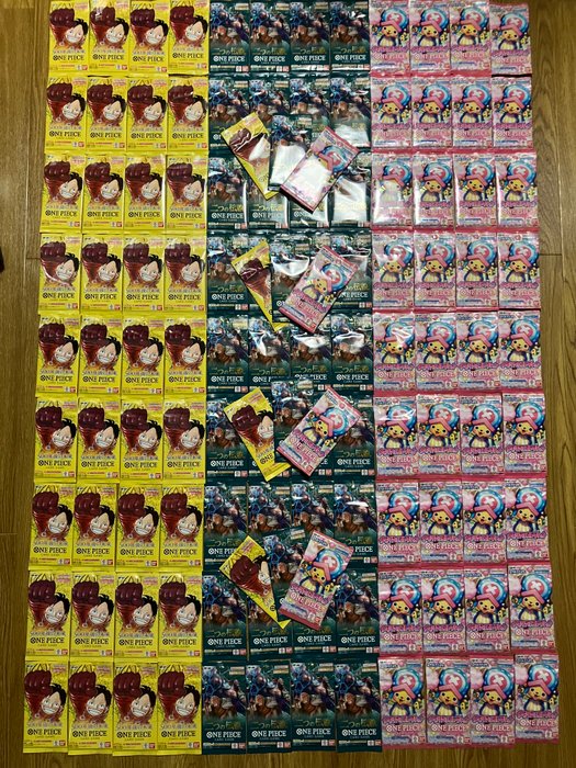 Bandai - 120 Booster pack - 3 different packs 40 sets - ONE PIECE CARD GAME Japanese