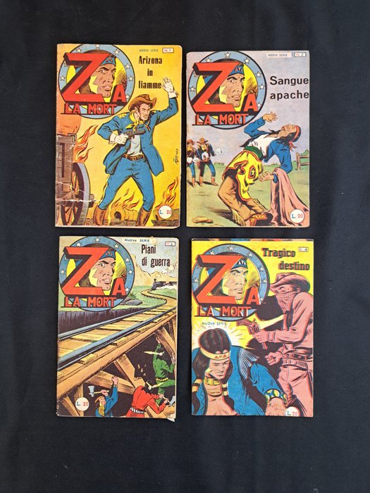 Za La Mort - Seconda Serie Semi-Completa - 22 Comic - Første udgave - 1954