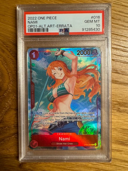 Bandai - 1 Card - Nami Op01 - ERRATA