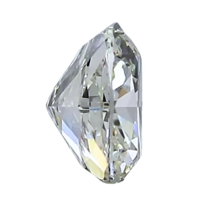 1 pcs Diamant  (Natur)  - 101 ct - Pude - J - IF - Gemological Institute of America (GIA) - Ideal Cut Pude Brillia