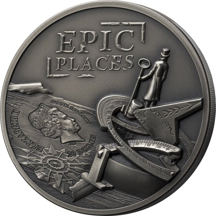 Cook-øerne. 20 Dollars 2022 El Dorado Epic Places, 3 Oz (.999)