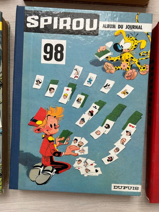 Spirou (magazine) - Recueil Nr: 90, 97, 98, 99, 137 - 5 Albums - Første udgave - 1963/1976