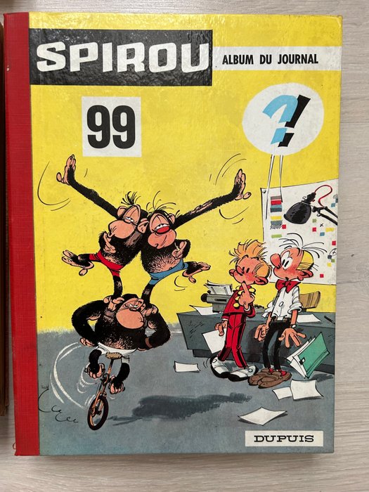 Spirou (magazine) - Recueil Nr: 90, 97, 98, 99, 137 - 5 Albums - Første udgave - 1963/1976