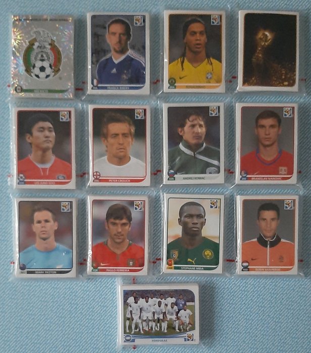 Panini - World Cup South Africa 2010 - Tomt album + komplet løst klistermærkesæt