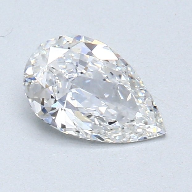 1 pcs Diamant  (Natur)  - 0.61 ct - Pære - D (farveløs) - IF - Gemological Institute of America (GIA)