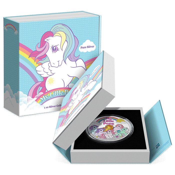 Niue. 2 Dollars 2022 Hasbro™ - My Little Pony, 1 Oz (.999)